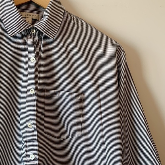 J. Crew Striped Pull Over Shirt Size 0 - Picture 4 of 17